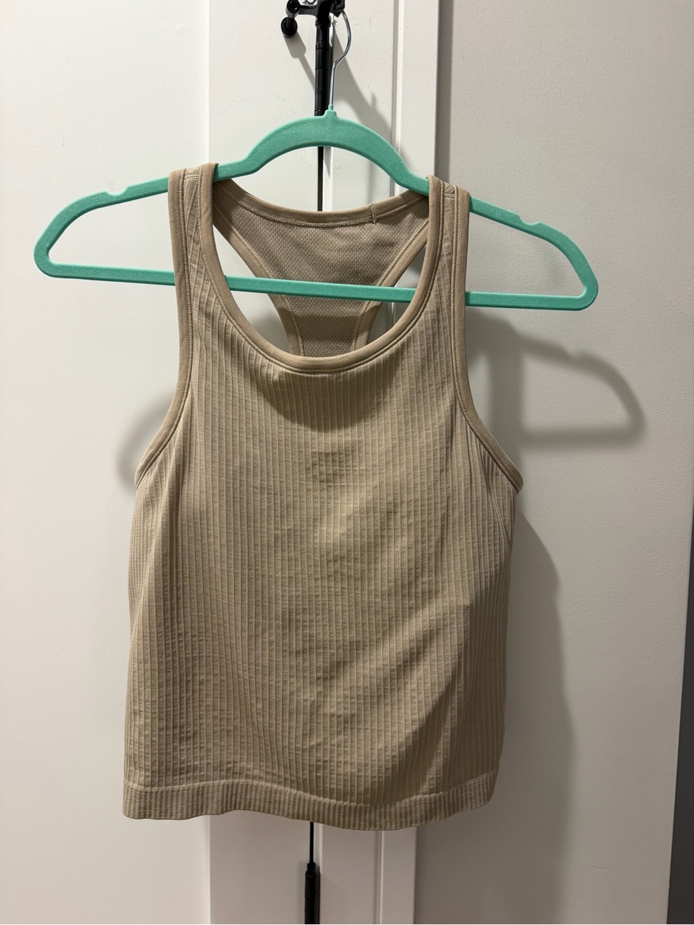 Lululemon Ebb to Street Cropped Tank Trench Size 10